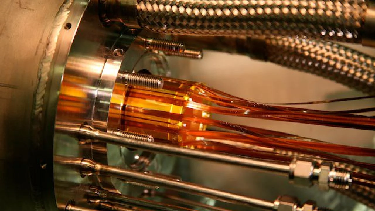 Ion trap hardware.